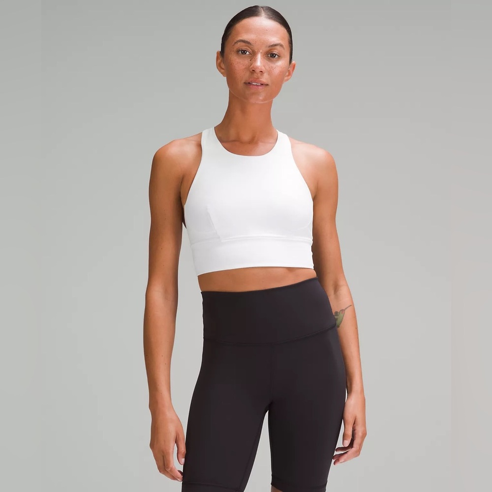lululemon Tank Top Bra - White - Size 8
